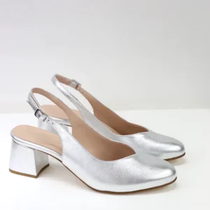 Chanellina cosmo laminato argento