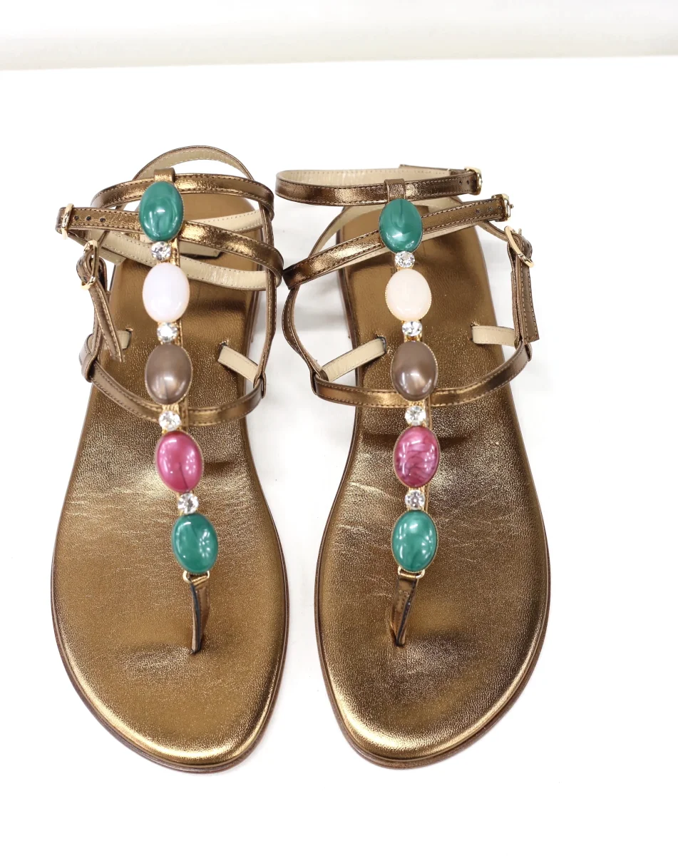 Sandalo Zaira bronzo