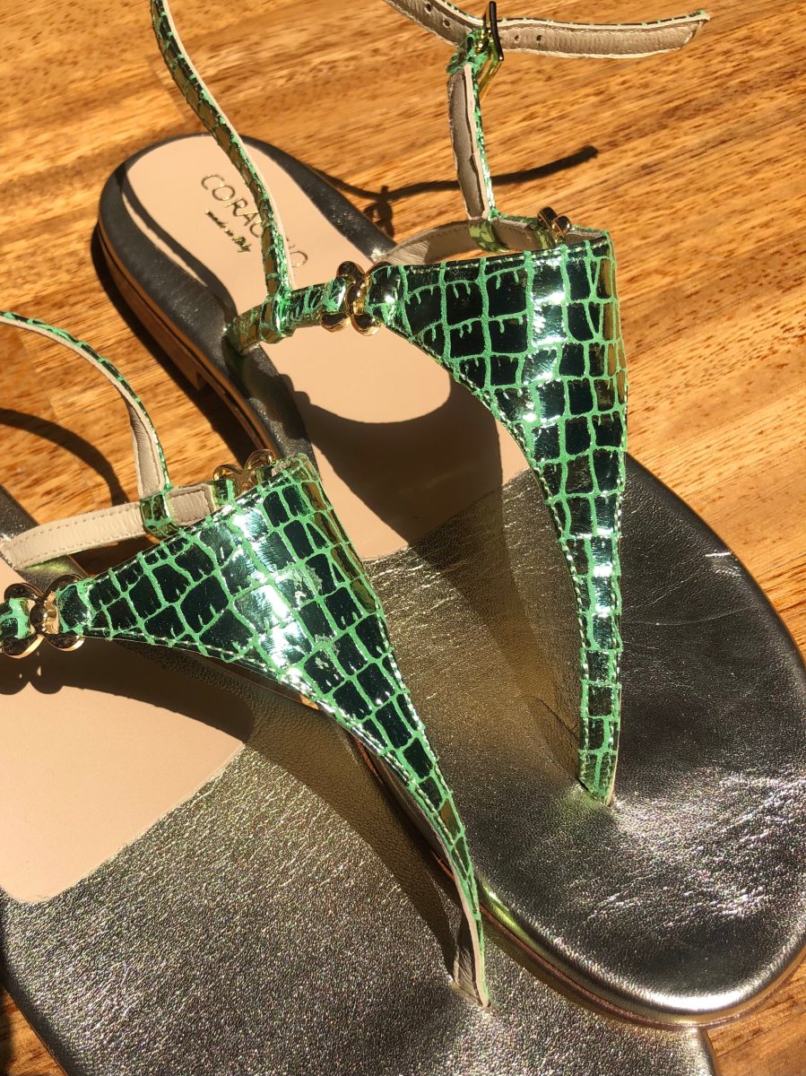 Sandalo Sabrina verde - immagine 7