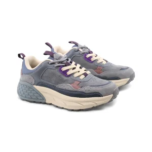 Groove sneaker da donna in pelle