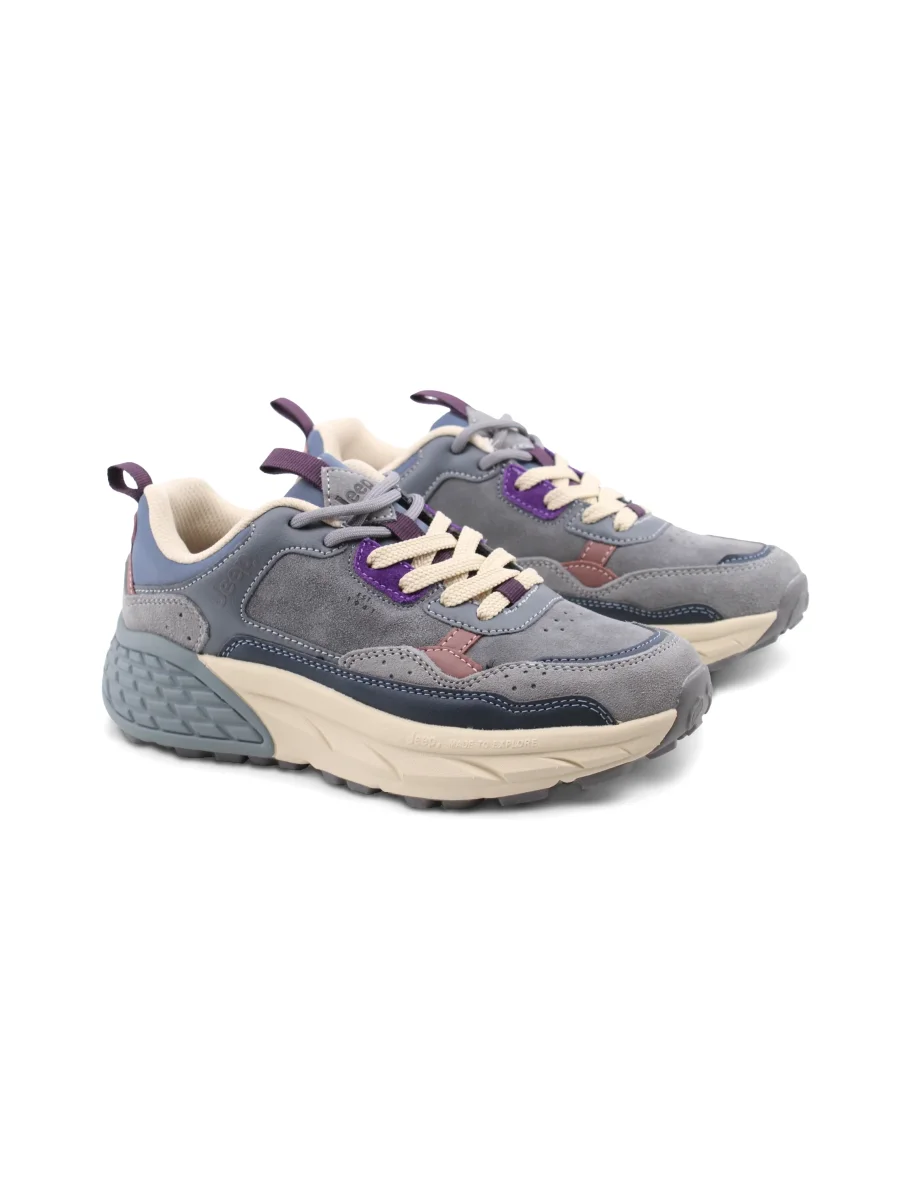 Groove sneaker da donna in pelle