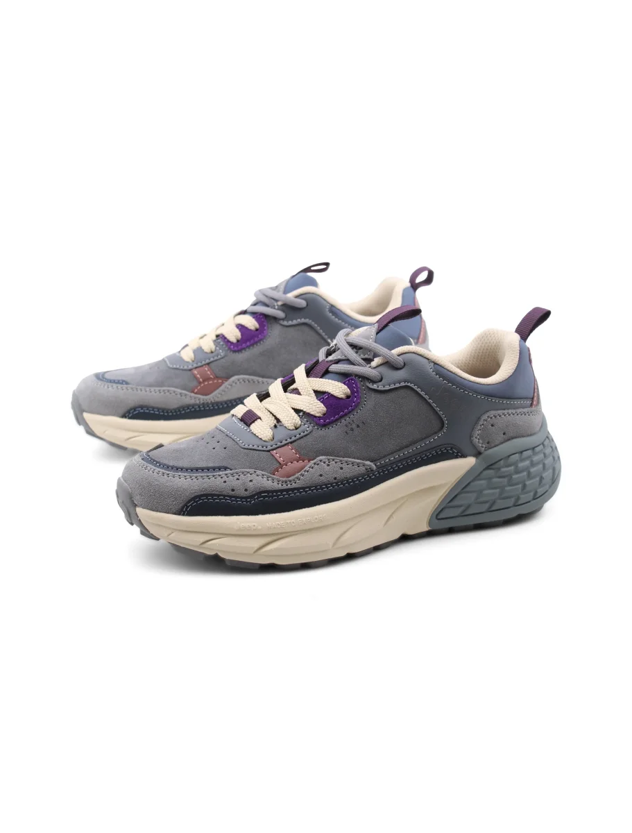 Groove sneaker da donna in pelle - immagine 5