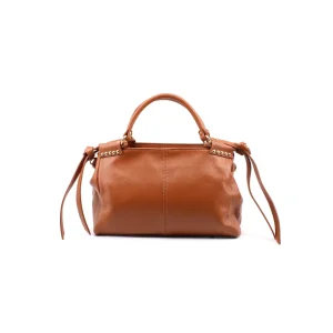 Julia borsa a mano in pelle con borchie