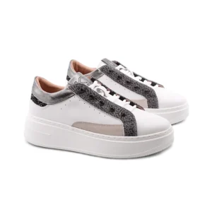 Sneaker platform gioiello da donna