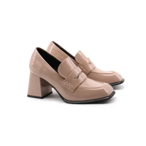 Mocassino con tacco da donna