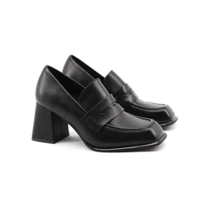 Mocassino con tacco da donna