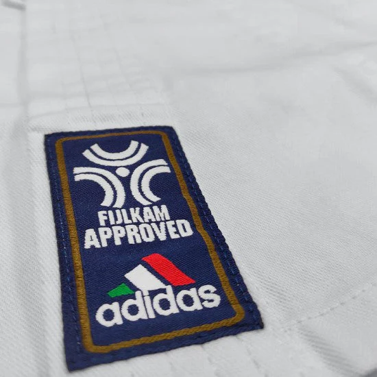 Karategi Adidas K200 FIJLKAM con cintura - immagine 4