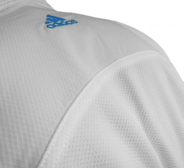 Karategi Adidas Kumite Adilight Primegreen WKF Strisce Blu - immagine 7