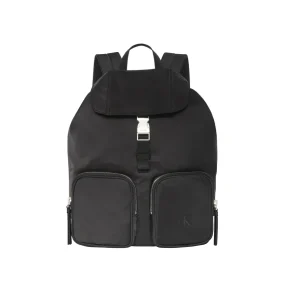 Zaino in satin e nylon donna