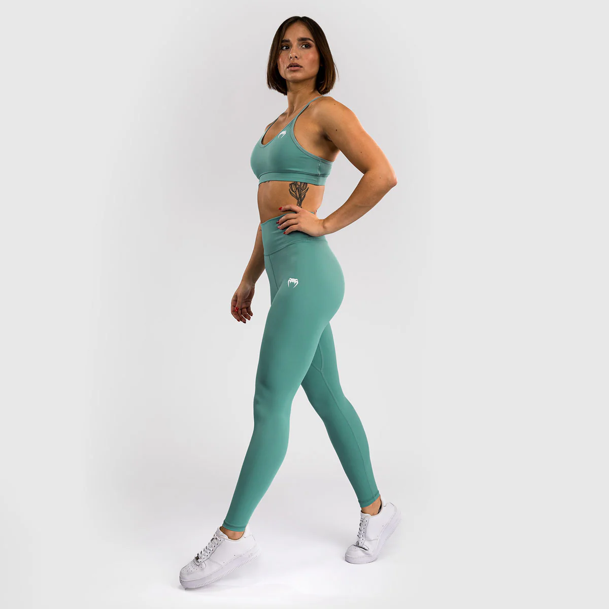 Leggings donna Venum Essential Verde acqua - immagine 5