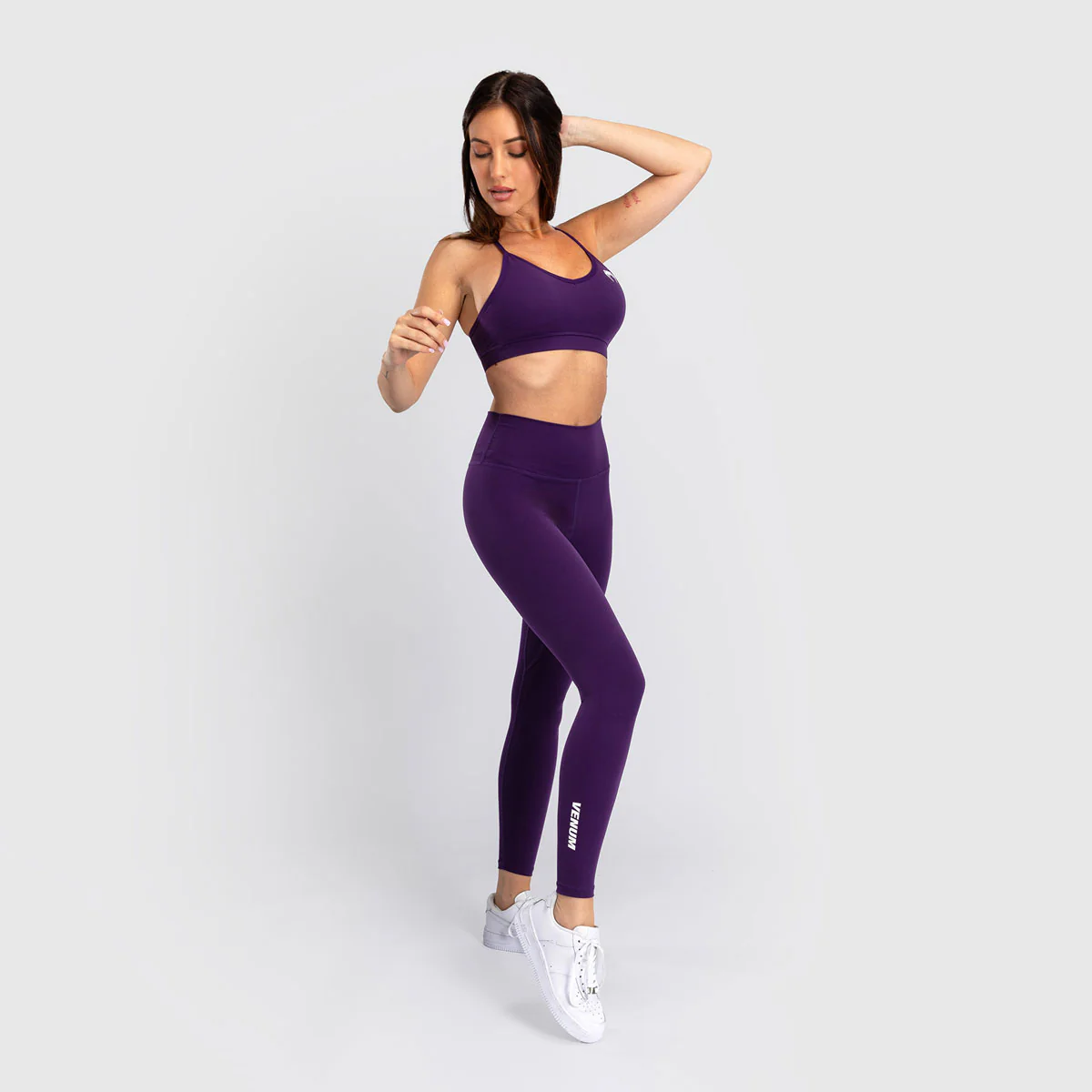 Leggings donna Venum Essential Viola - immagine 4