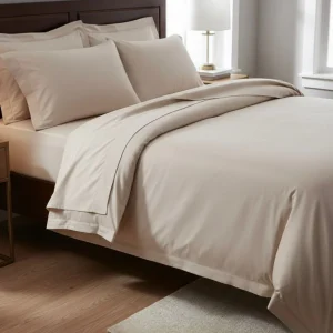 Lenzuola Percalle Beige