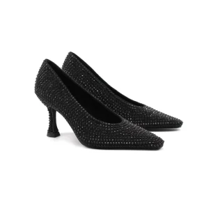 Décolleté con strass da donna