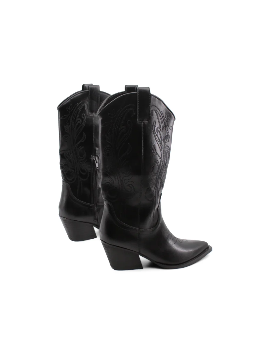 Stivale texano con ricami da donna - immagine 5