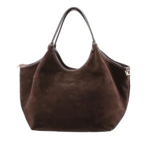 Borsa a spalla scamosciata da donna