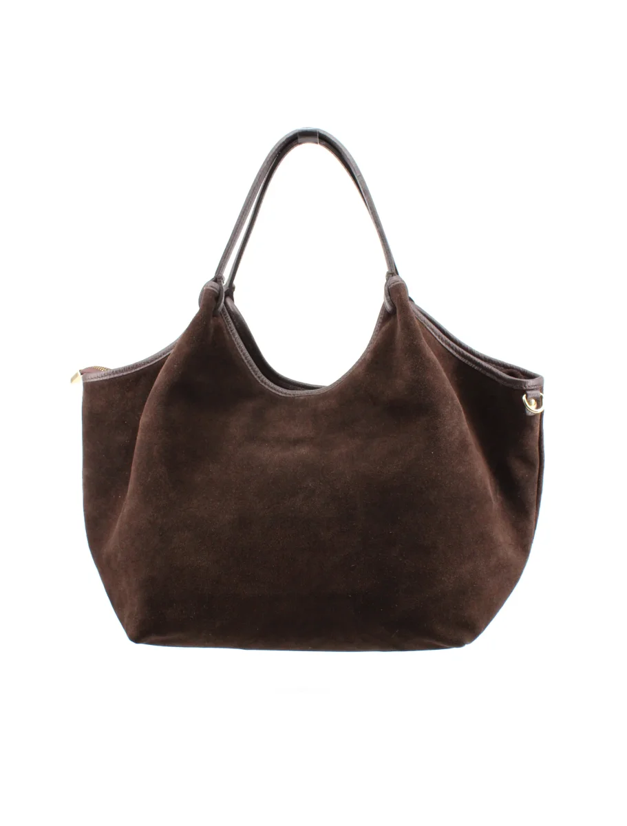 Borsa a spalla scamosciata da donna