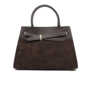 Borsa a mano scamosciata da donna