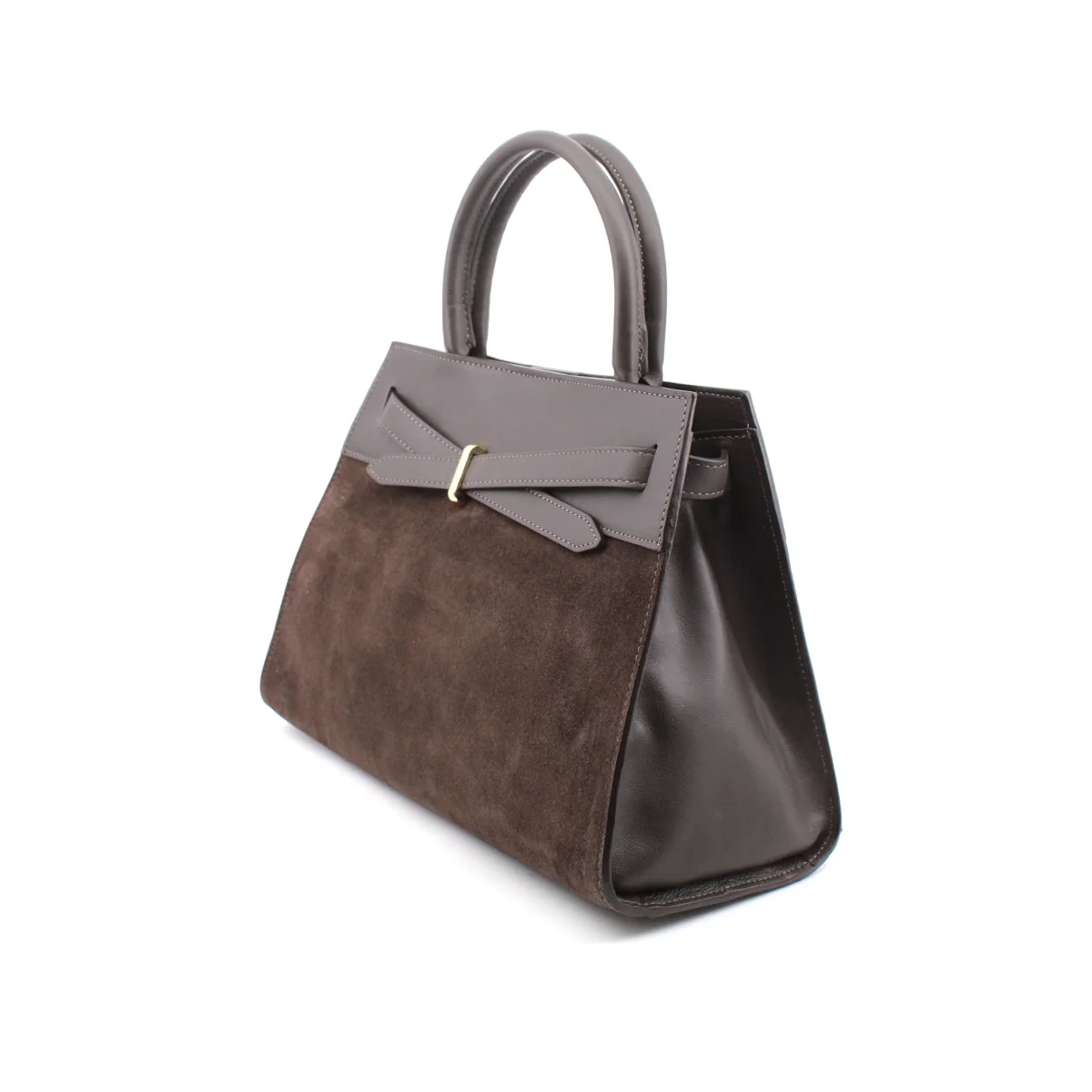 Borsa a mano scamosciata da donna - immagine 7