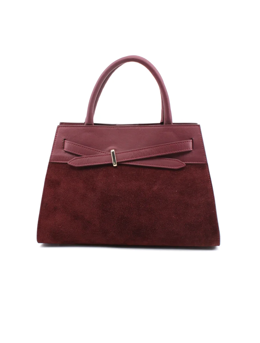 Borsa a mano scamosciata da donna