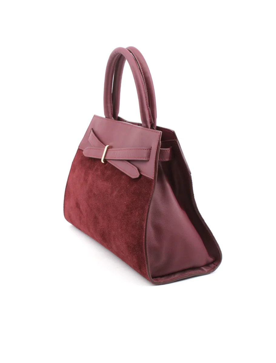 Borsa a mano scamosciata da donna - immagine 3