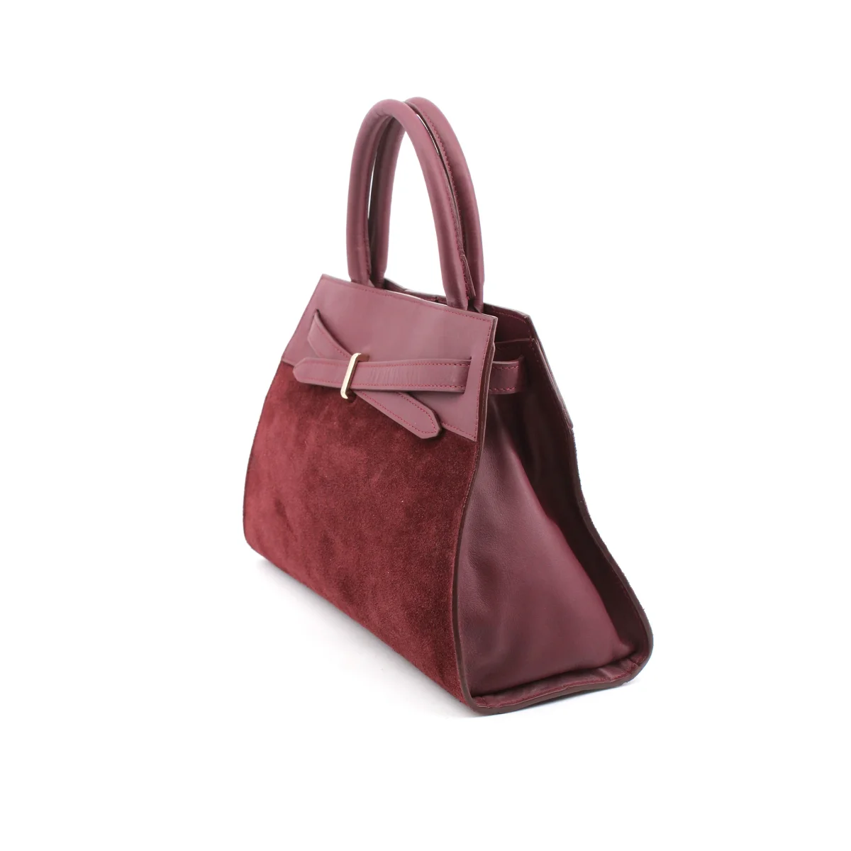 Borsa a mano scamosciata da donna - immagine 8