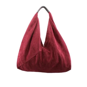 Borsa a spalla in tessuto da donna