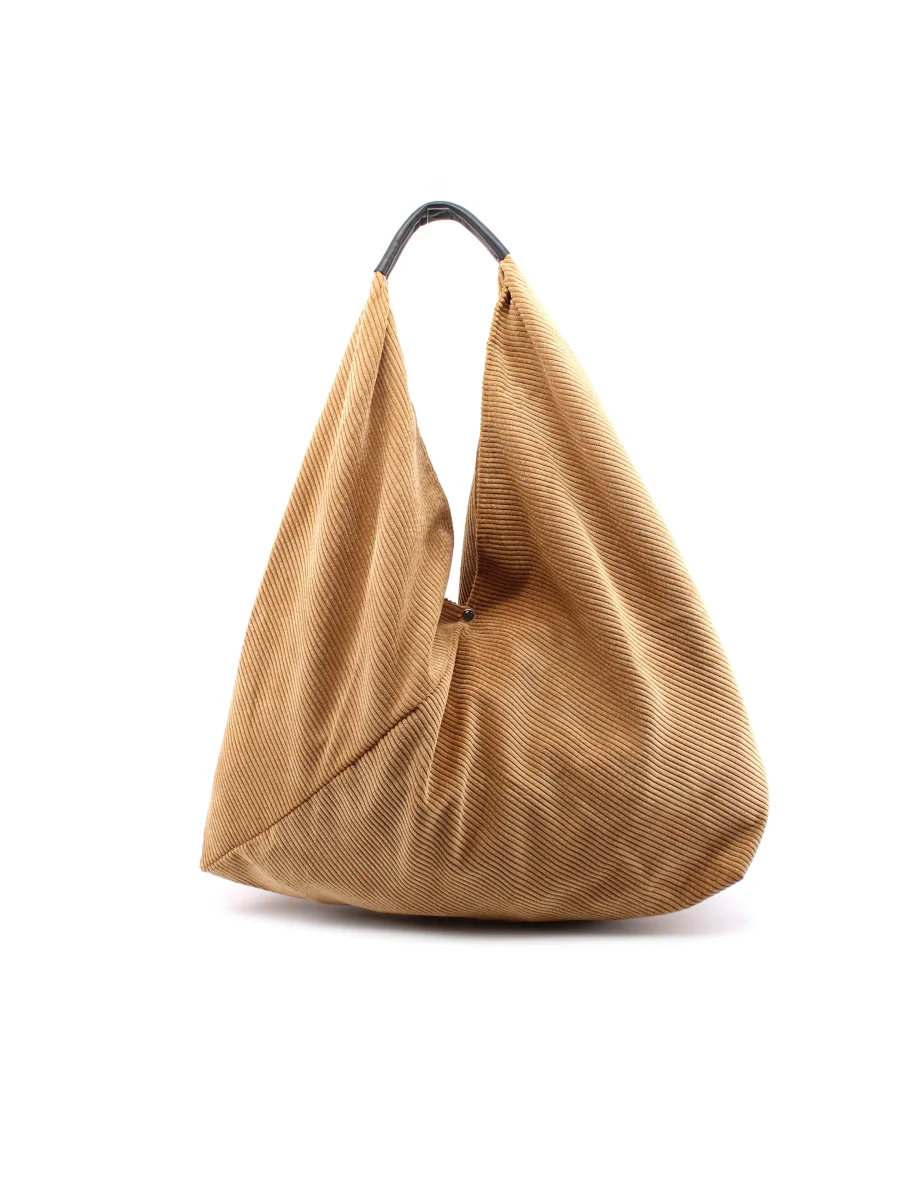 Borsa a spalla in tessuto da donna