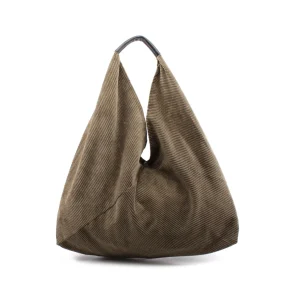 Borsa a spalla in tessuto da donna