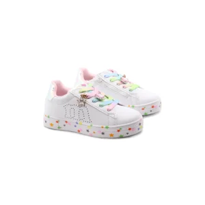 Sneaker gioiello con zip da bimba