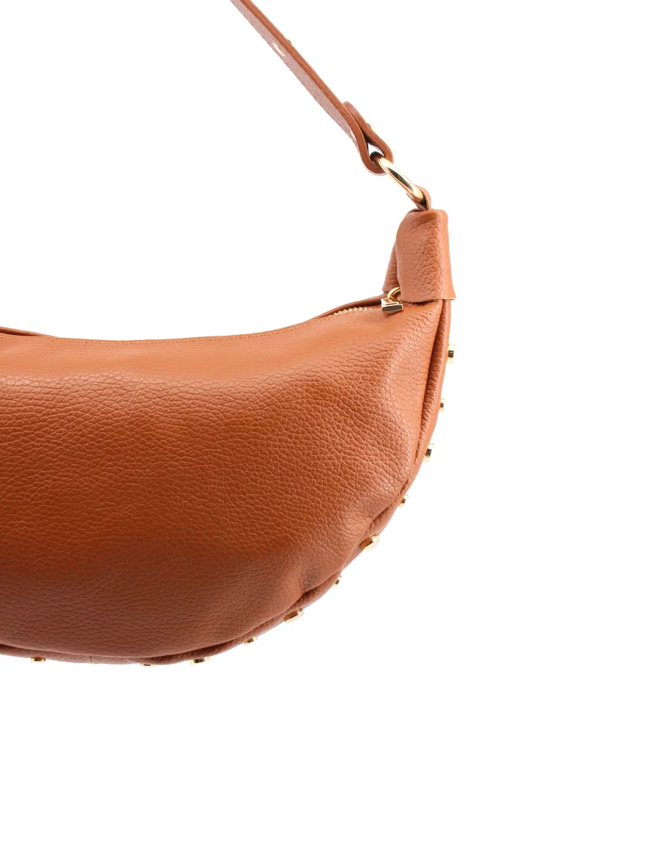 Monica borsa a spalla con borchie oro - immagine 4