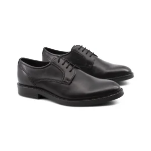 Scarpa derby nera in pelle da uomo