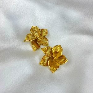 Orecchini Fiore oro