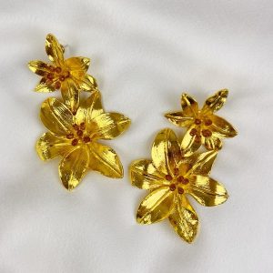 Orecchini Fiore pendente