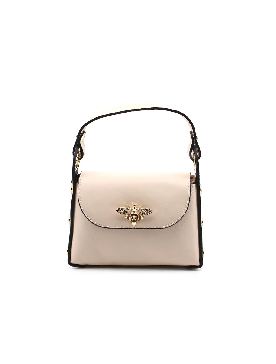 Mini bag a mano da donna con ape