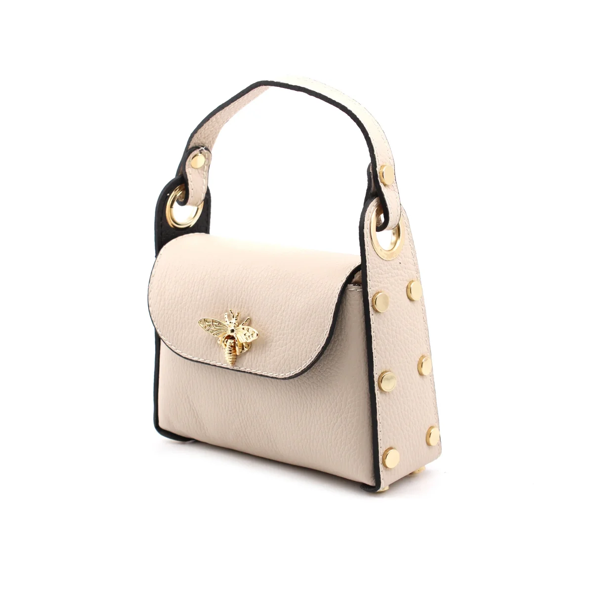 Mini bag a mano da donna con ape - immagine 6