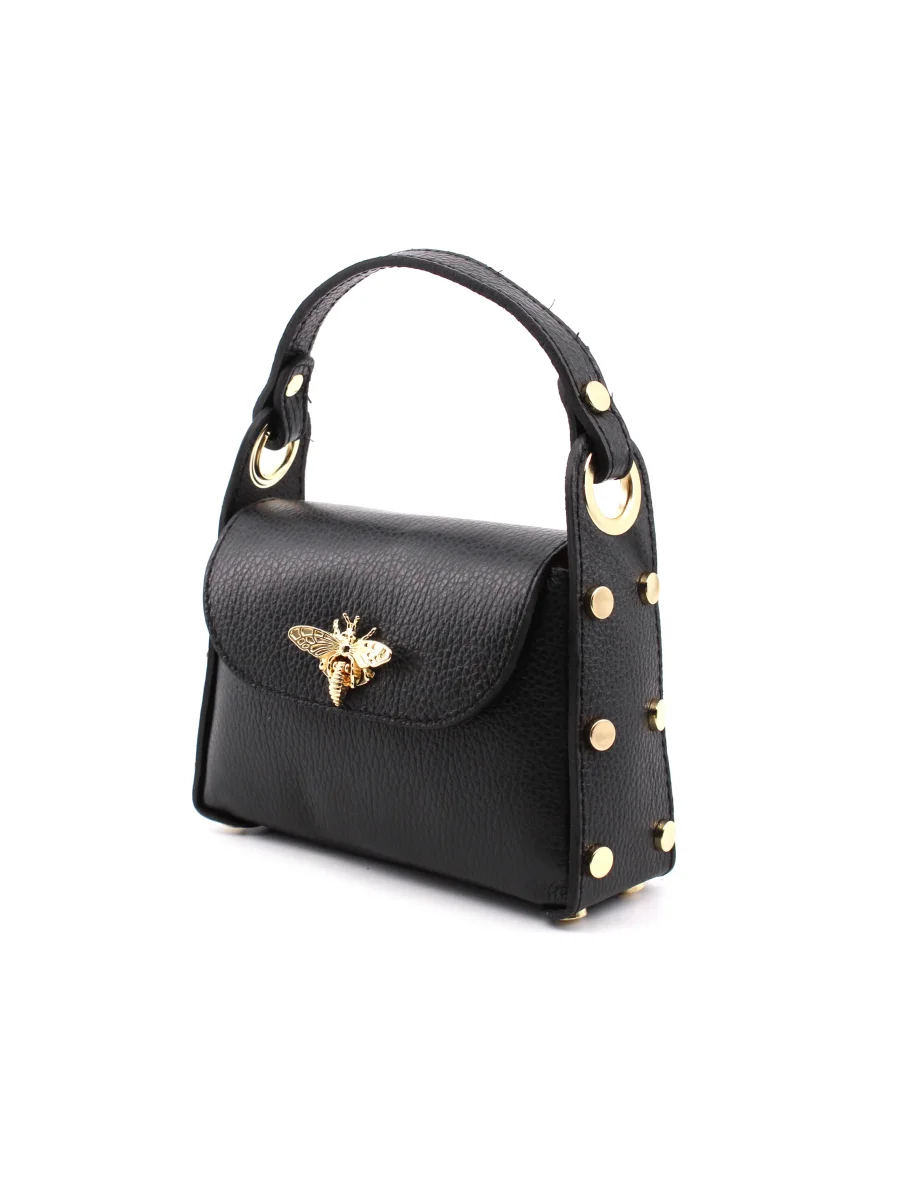 Mini bag a mano da donna con ape - immagine 3