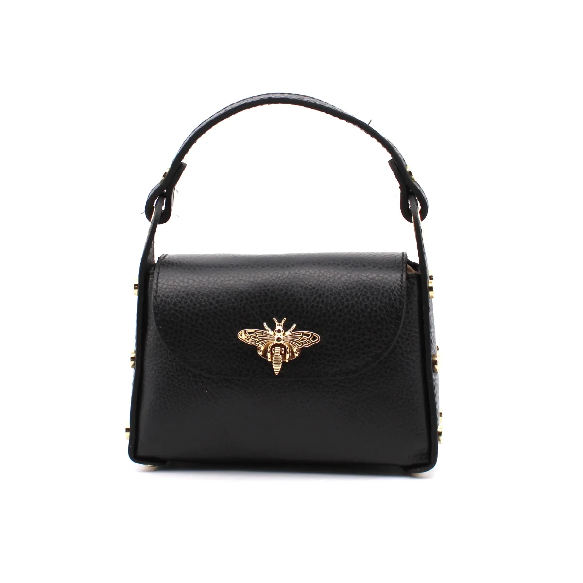 Mini bag a mano da donna con ape - immagine 5