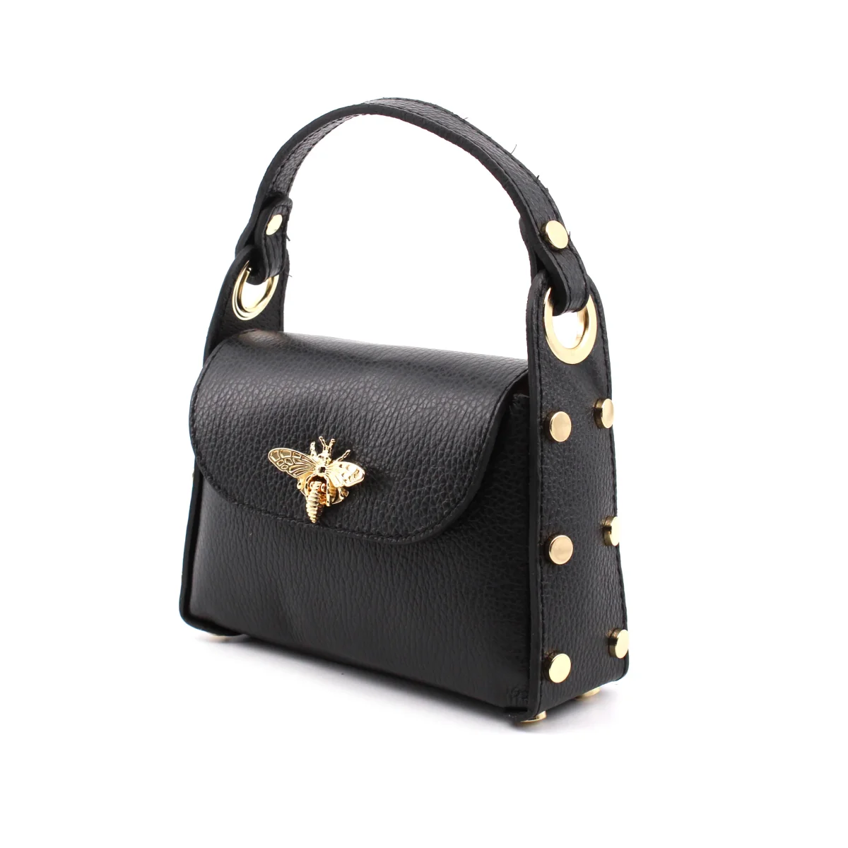 Mini bag a mano da donna con ape - immagine 6