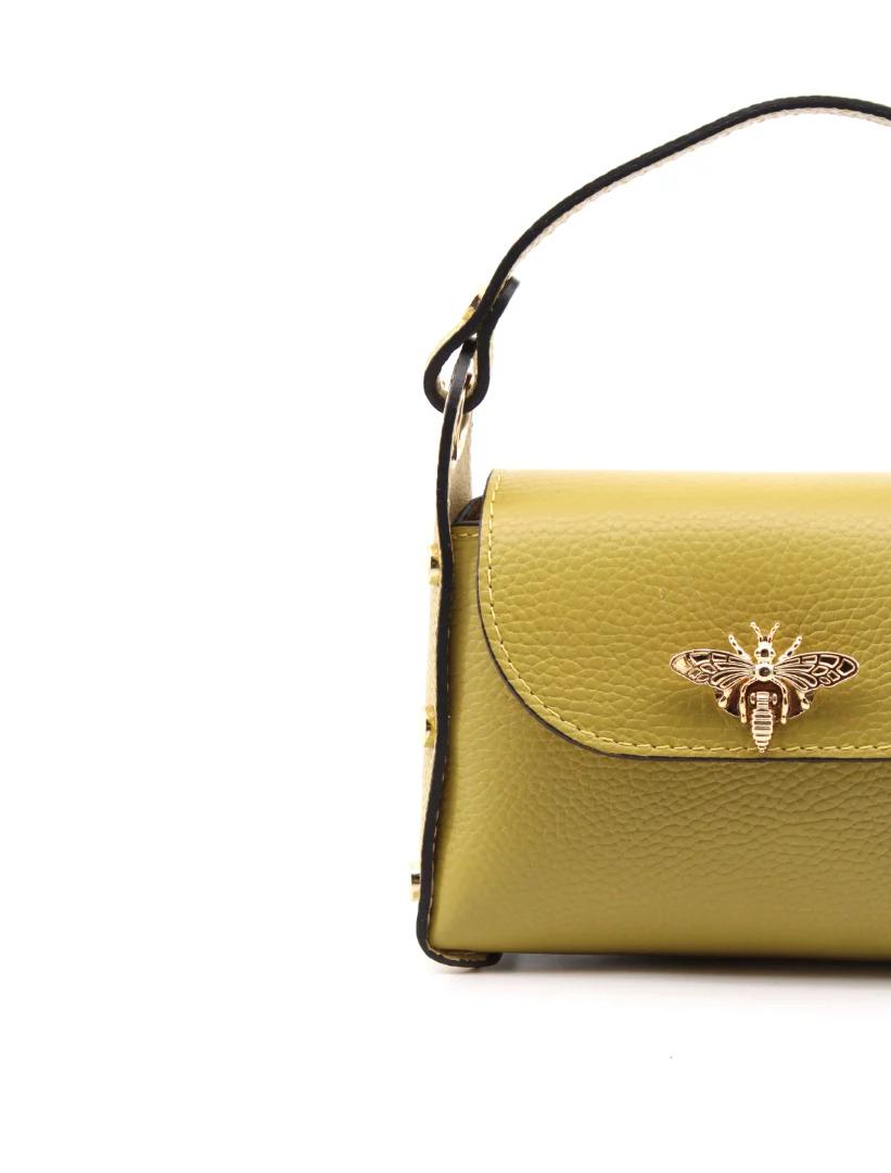 Mini bag a mano da donna con ape - immagine 4