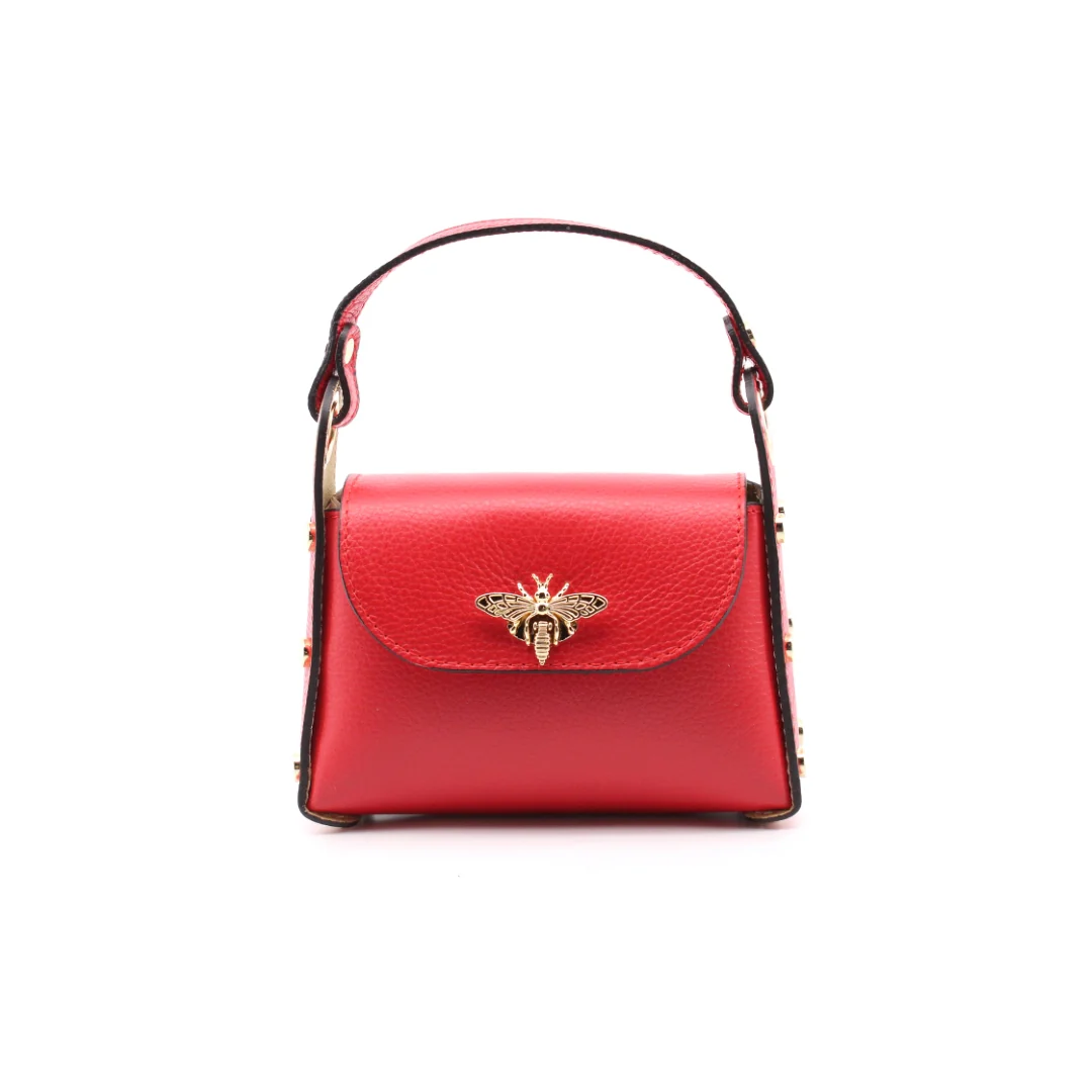 Mini bag a mano da donna con ape - immagine 6