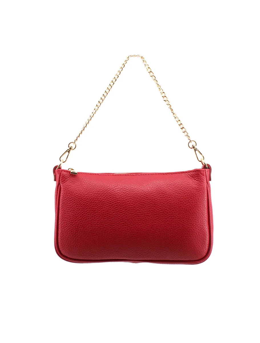 Borsa a mano da donna con catena oro