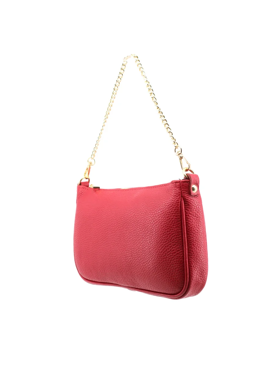 Borsa a mano da donna con catena oro - immagine 4