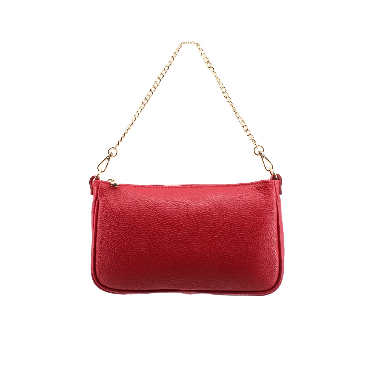 Borsa a mano da donna con catena oro - immagine 5