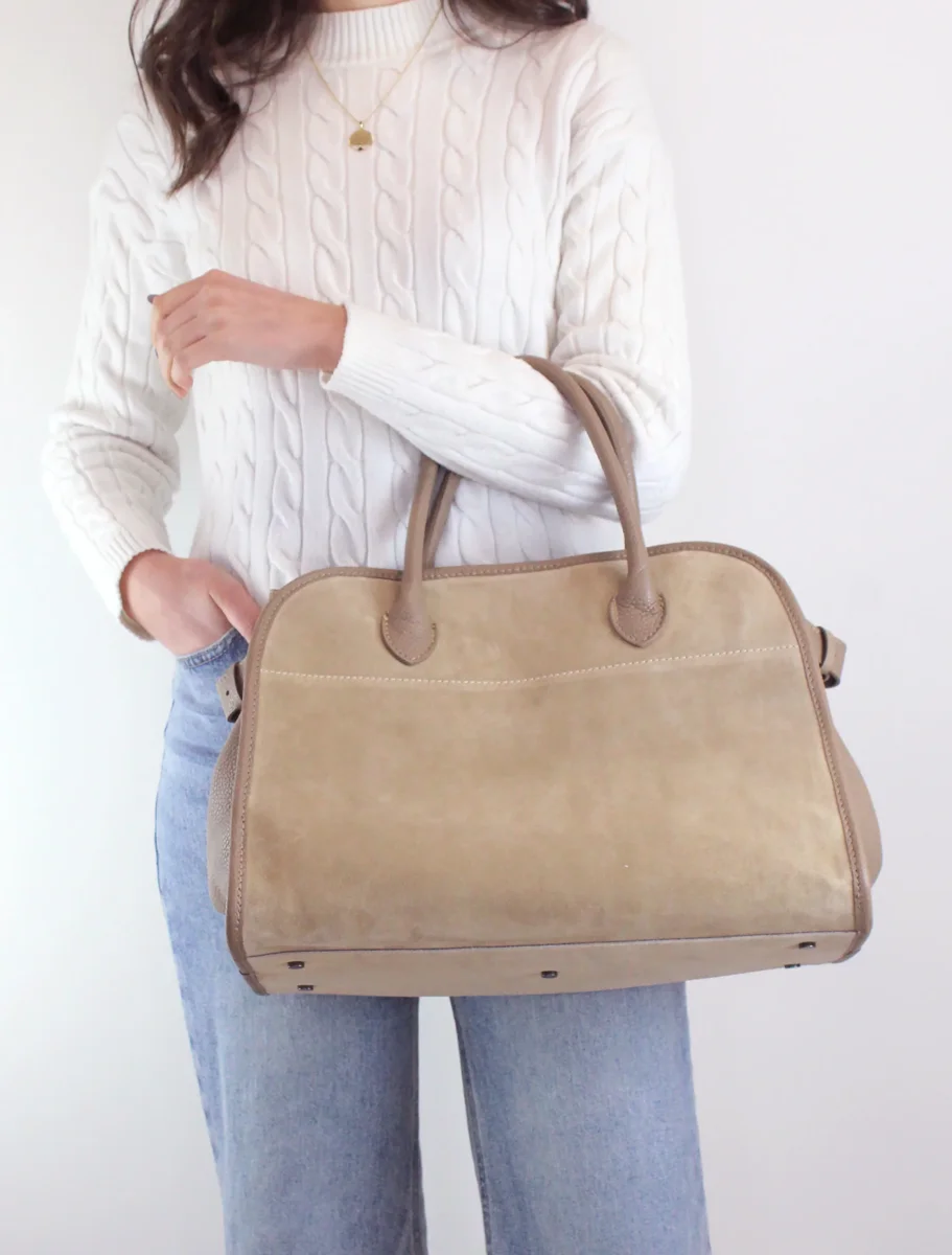 Borsa scamosciata da donna - immagine 5