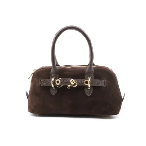 Parma borsa a mano scamosciata da donna