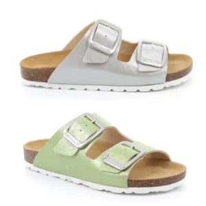 CIABATTA A DUE FASCE MODELLO BIRKENSTOCK SARA GRUNLAND DONNA