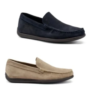 MOCASSINO BASSO IN CAMOSCIO FRAU UOMO