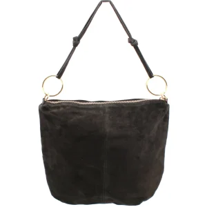 Pietrasanta borsa a spalla scamosciata