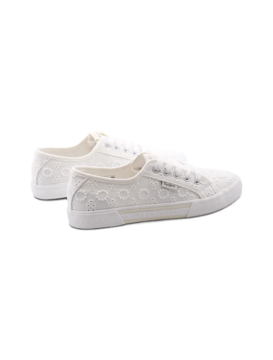 Brady Cute sneaker bianca con ricami - immagine 5