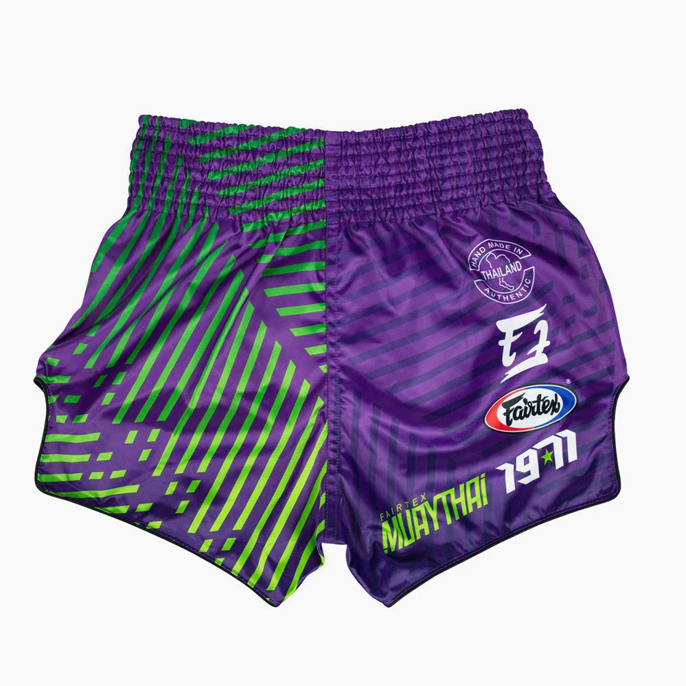 Pantaloncini Kick-Thai Fairtex BS1922 Racer Viola - immagine 3